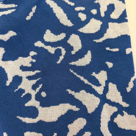 89th + Madison Abstract Open Cardigan Sweater Size 2X Star Sapphire Combo New - Picture 5 of 11